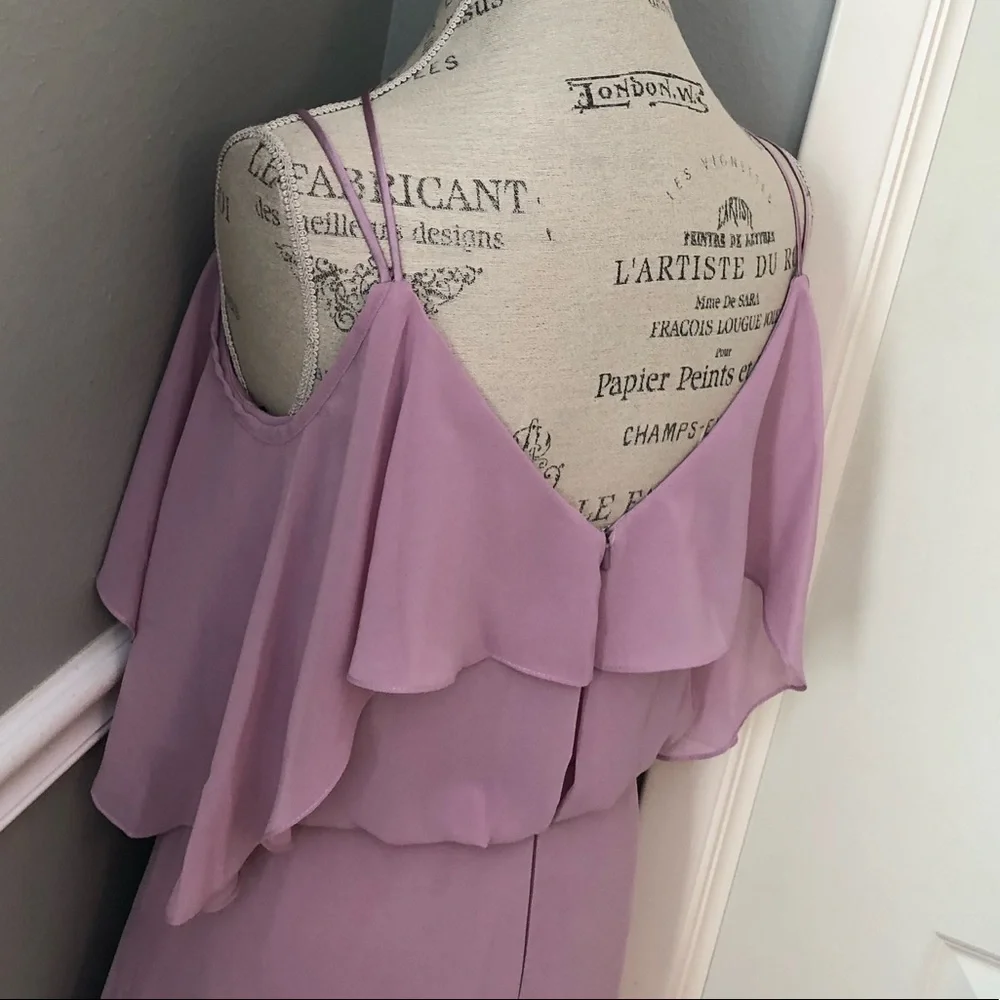 🔴CLEARANCE NEW SORELLA VITA SZ 10 DUSTY ROSE CHIFFON FORMAL EVENING GOWN